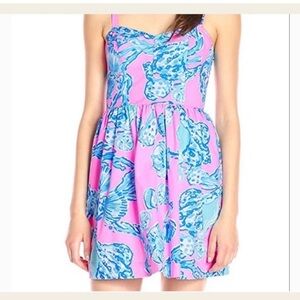 Lilly Pulitzer Pink and Blue dress size 4